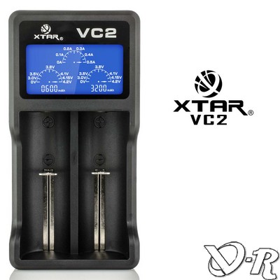 chargeur xtar vc2 intelligent lcd