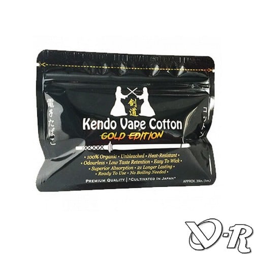 kendo vape cotton gold edition