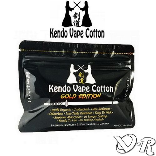 coton kendo vape cotton gold edition