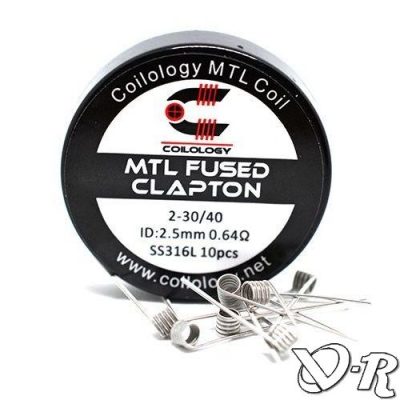 coil resistance fused clapton mtl coilology